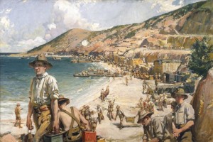 R8589 'The beach at Anzac'